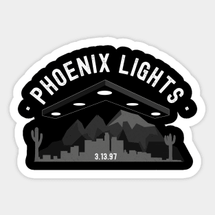 Phoenix Lights Alien UFO Sticker